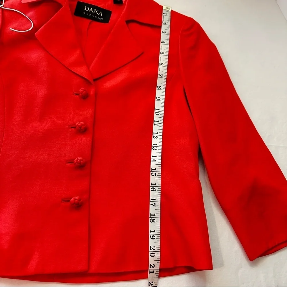 Dana Buchman SILK Coral Blazer 6‎ (preKohls)